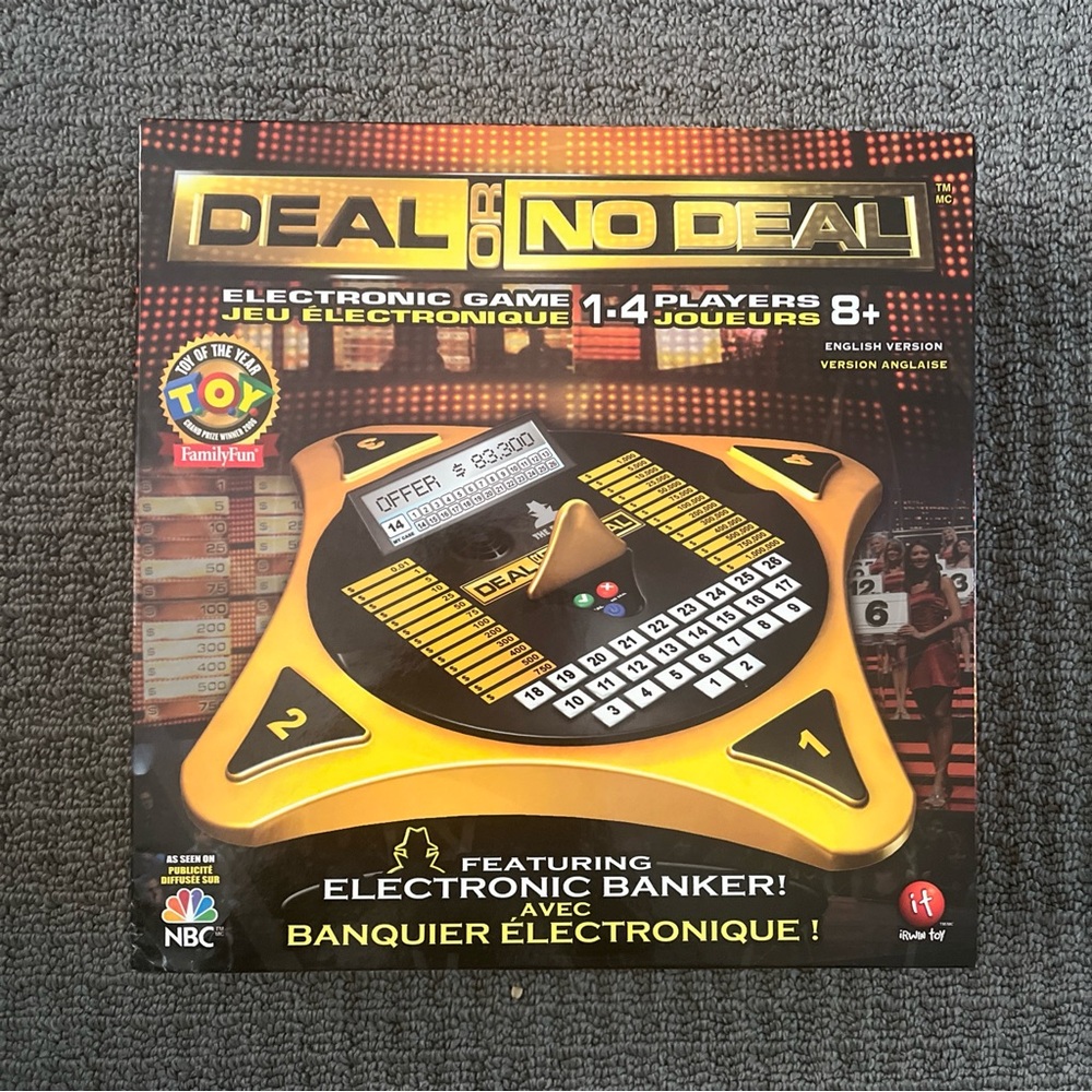 Deal or No Deal Electronic Game by Irwin Toys in GREAT SHAPE TESTED FRESH BATTS